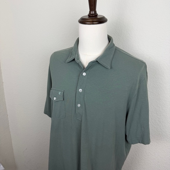 Criquet Mens Pima Cotton Performance Polo | Sage Green | XXL - Picture 3 of 8